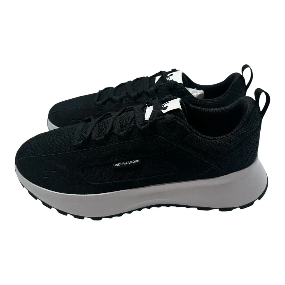 Under Armour UA Street Mirage Shoes Men Sz 11.5 Black/White Sneakers 3028378-002